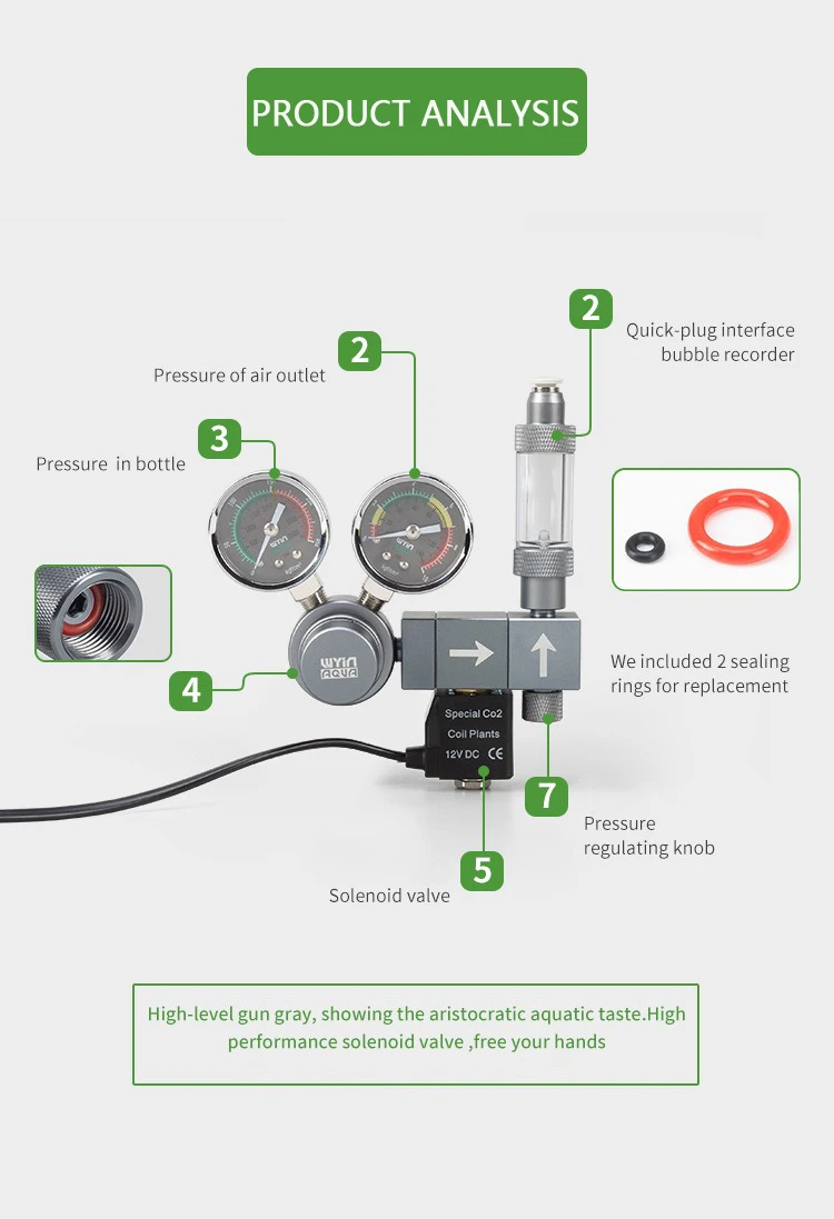 Aquarium CO2 Regulator Dual Me - Planted Aquarium Fertilizer ulasan dan harga