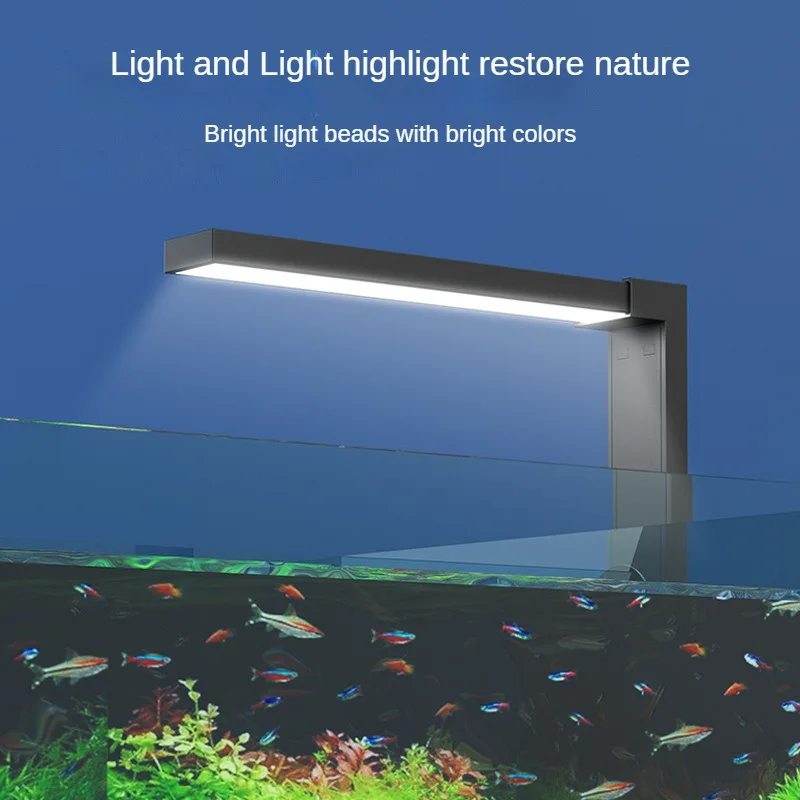 Small fish tank LED lamp fans  - Planted Aquarium Algae ulasan dan harga