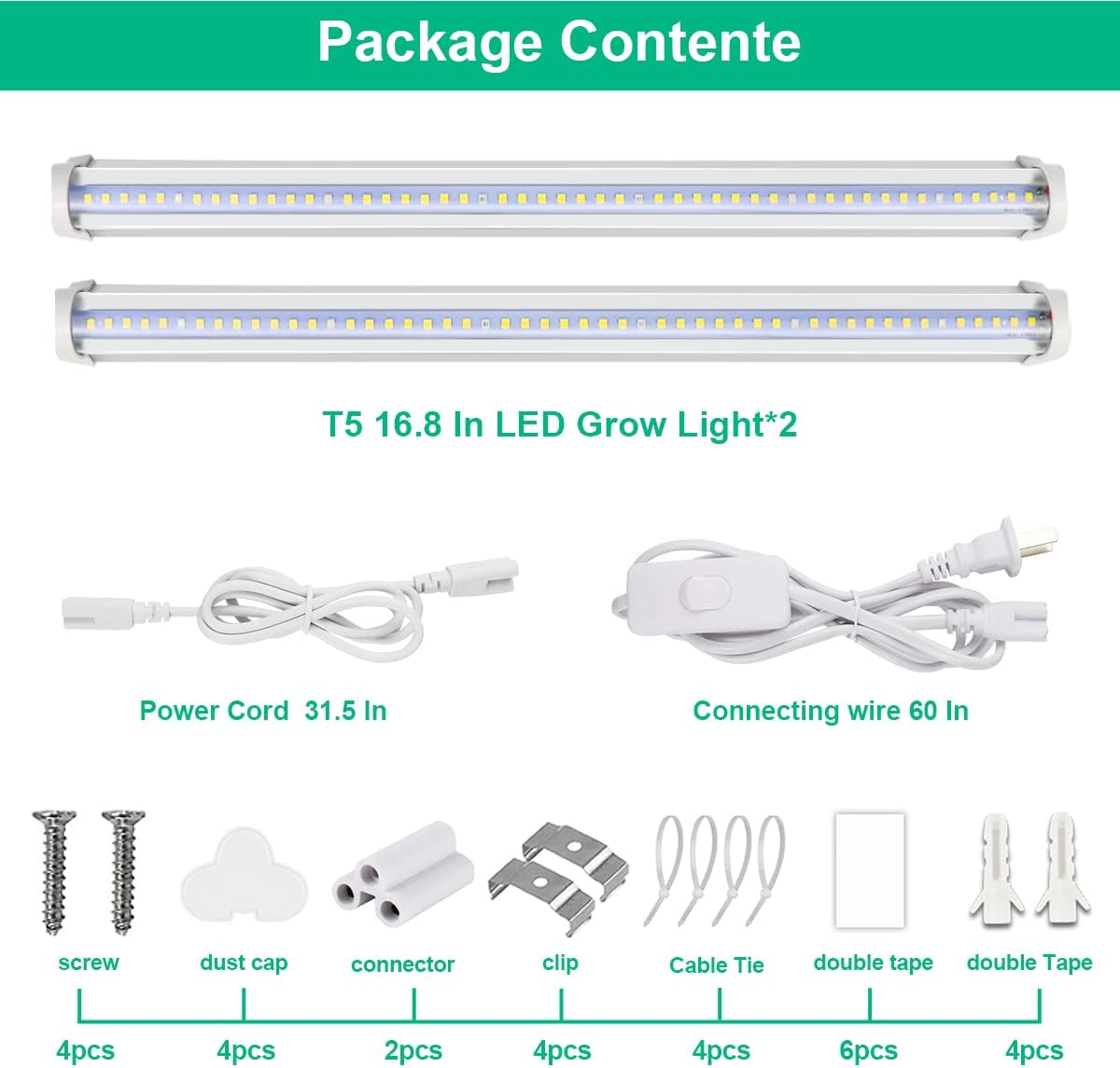 LED Grow Lamps Plant Full Spec - Aquarium Planted Seeds ulasan dan harga