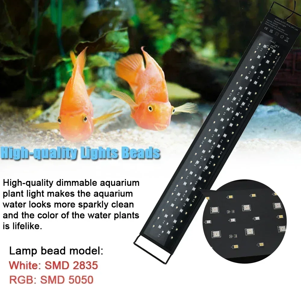 IP68 Waterproof Aquarium LED L - Aquarium Plant Growth Light ulasan dan harga