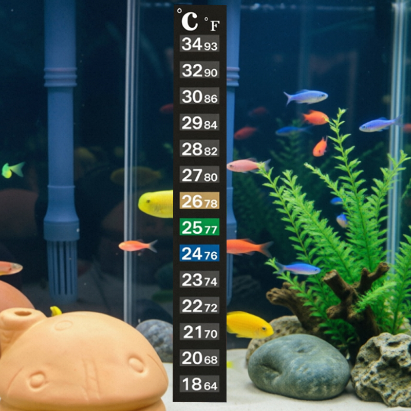 1/5 PCS High-Precision Thermom - Planted Aquarium Temperature ulasan dan harga