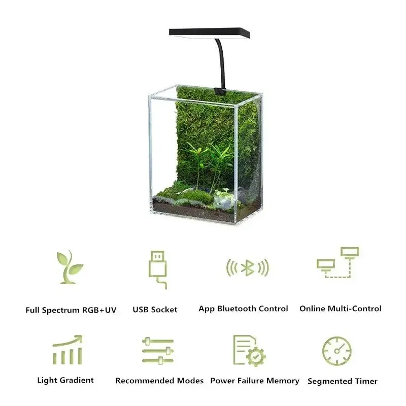 WEEK AQUA Mag Pro USB Nano Aqu - Aquarium Plant Growth Light ulasan dan harga