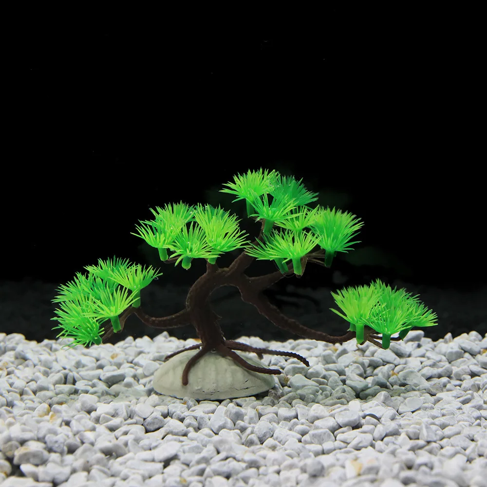 Simulation Plants Decorations  - Aquarium Planted Tree ulasan dan harga