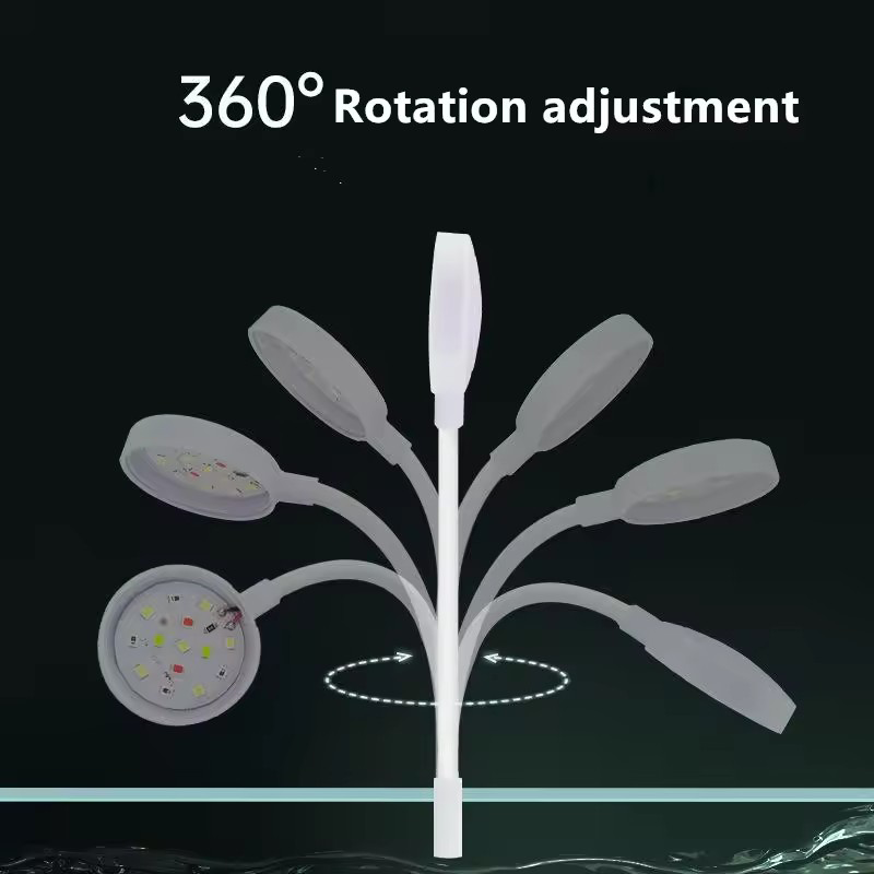 USB LED Fish Tank Clip Lamp Hi - Aquarium Plant Growth Light ulasan dan harga