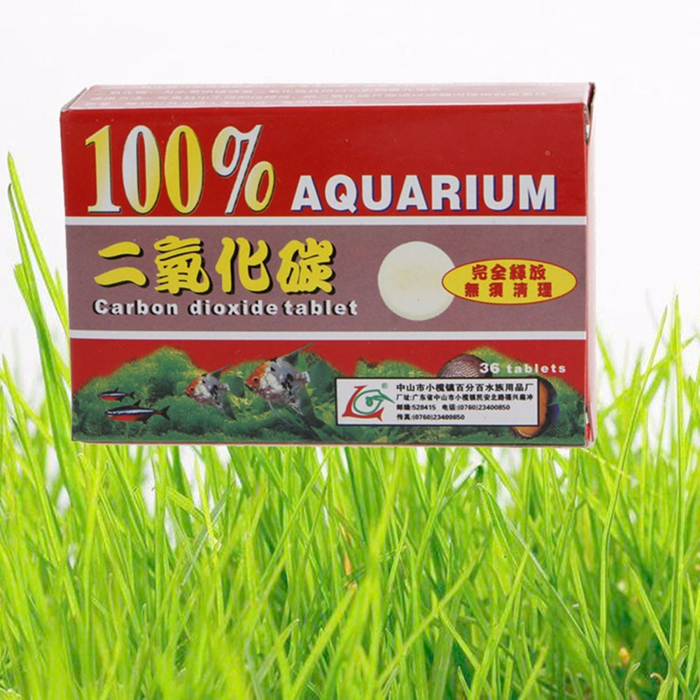 36pcs/Box CO2 Tablet Carbon Di - Planted Aquarium Fertilizer ulasan dan harga