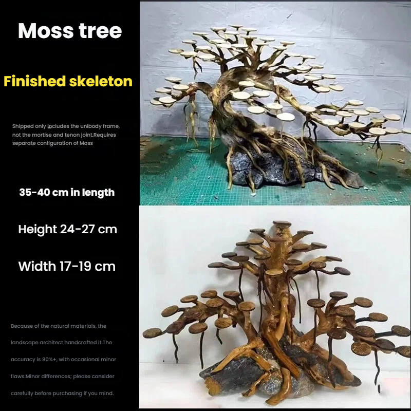 Aquarium Landscaping Moss Tree - Aquarium Planted Tree ulasan dan harga